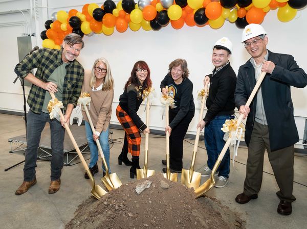 The official groundbreaking!