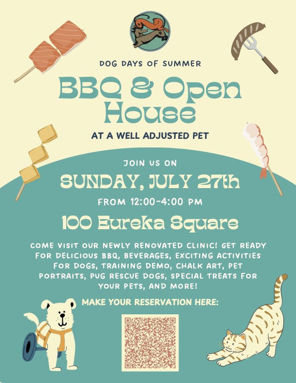 BBQ & Open House, A Well Adjusted Pet