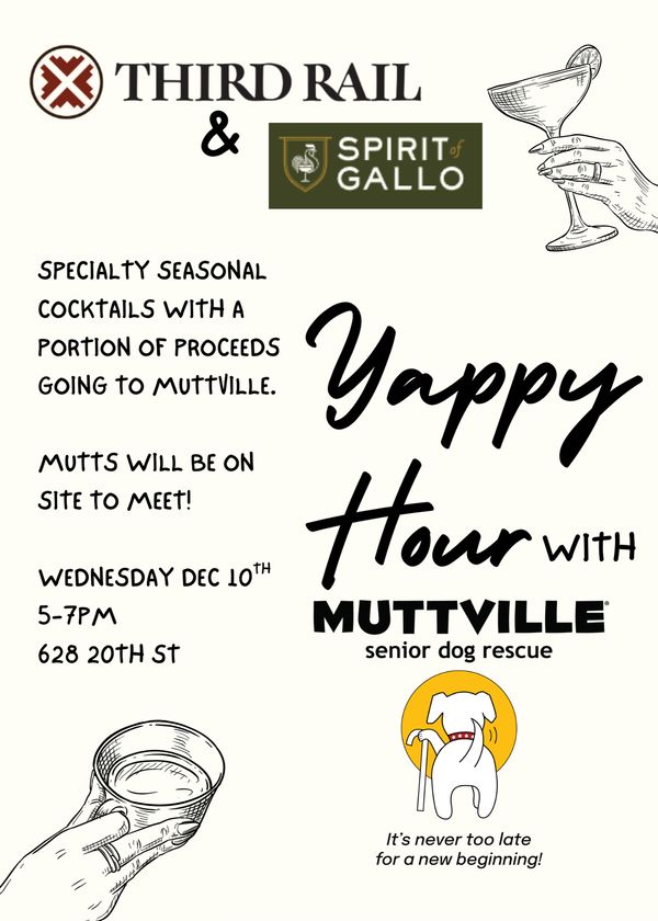 Third Rail Yappy Hour